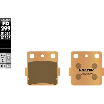 Galfer / ガルファー ブレーキパッド シンタードメタル オフロード | FD299G1396 - GALFER(ガルファー)