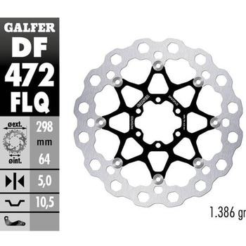Galfer / ガルファー ブレーキディスク フロートキュービック | DF472FLQ GALFER(ガルファー)