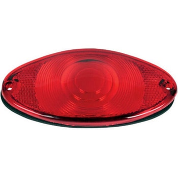 Drag Specialties LENS W/GASKET CATEYE RED | 12-0042E-RL DRAG SPECIALTIES(ドラッグスペシャリティーズ)