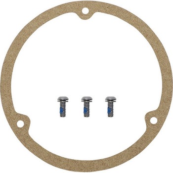 Drag Specialties DERBY COVER LTR 3-H CHR | 33-0010CA - DRAG SPECIALTIES(ドラッグスペシャリティーズ)