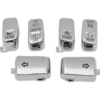 Drag Specialties COVER SWCH CHR STD | H18-033500-C DRAG SPECIALTIES(ドラッグスペシャリティーズ)