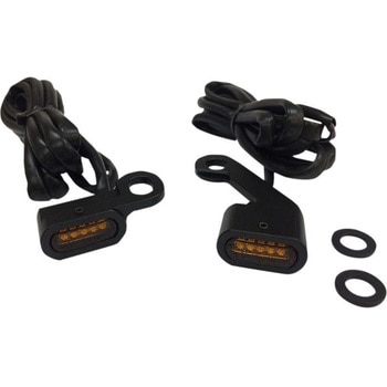 Drag Specialties LIGHTS TRNSIG BLK AMBR XL | L22-0231MBAENU - DRAG SPECIALTIES(ドラッグスペシャリティーズ)