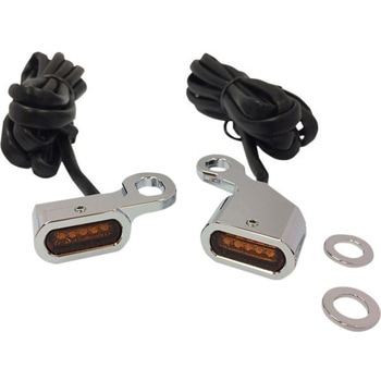 Drag Specialties LIGHTS TRNSIG CHR AMBR 96- | L22-0230CAENU - DRAG SPECIALTIES(ドラッグスペシャリティーズ)