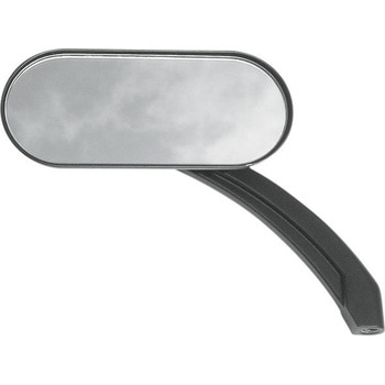 Drag Specialties MIRROR OVAL HOTOP FLATBLK | 0640-0488 DRAG SPECIALTIES(ドラッグスペシャリティーズ)