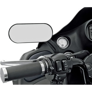 Drag Specialties MIRROR OVAL HOTOP FLATBLK | 0640-0488 DRAG SPECIALTIES(ドラッグスペシャリティーズ)