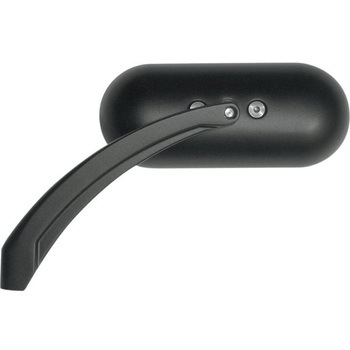 Drag Specialties MIRROR OVAL HOTOP FLATBLK | 0640-0488 DRAG SPECIALTIES(ドラッグスペシャリティーズ)