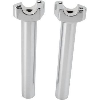 Drag Specialties RISERS STRAIGHT 8" CHR | 240999 DRAG SPECIALTIES(ドラッグスペシャリティーズ)