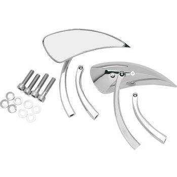 Drag Specialties MIRROR TEARDROP 2 STEMS | 76301 DRAG SPECIALTIES(ドラッグスペシャリティーズ)