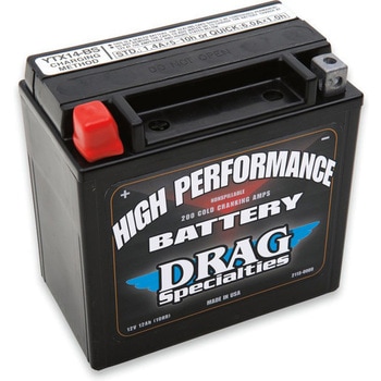 Drag Specialties BATT DRAG SPEC YTX14 (EU) | DRSM7RH4S DRAG SPECIALTIES(ドラッグスペシャリティーズ)