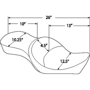 Drag Specialties SEAT LO DBKT SM 82-03XL | 0804-0625 DRAG SPECIALTIES(ドラッグスペシャリティーズ)