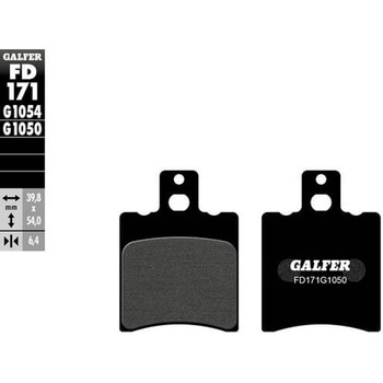 Galfer / ガルファー ブレーキパッド セミメタル スクーター | FD171G1050 GALFER(ガルファー)