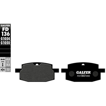 Galfer / ガルファー ブレーキパッド セミメタル スクーター | FD136G1050 GALFER(ガルファー)