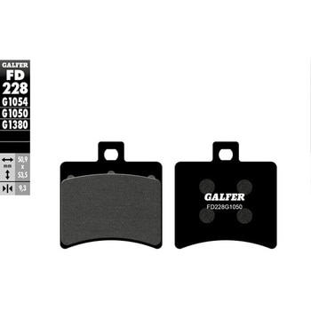 Galfer / ガルファー ブレーキパッド セミメタル スクーター | FD228G1050 - GALFER(ガルファー)
