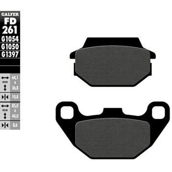 FD261G1050 Galfer / Kt@[ u[Lpbh Z~^ XN[^[ | FD261G1050 GALFER(Kt@[) 67966581