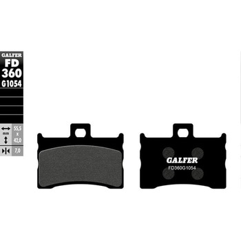 Galfer / ガルファー ブレーキパッド セミメタル | FD360G1054 GALFER(ガルファー)