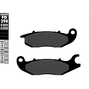 Galfer / ガルファー ブレーキパッド セミメタル | FD298G1054 GALFER(ガルファー)