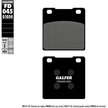Galfer / ガルファー ブレーキパッド セミメタル | FD045G1054 GALFER(ガルファー)
