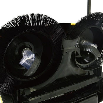 手押し式 エコスイーパー 両サイドブラシ付 床 アクアシステム