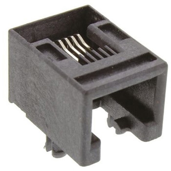 Molex RJ12モジュラージャック・ プラグ， メス， RJ12コネクタ， スルーホール実装， 95501-2661 日本モレックス(molex)