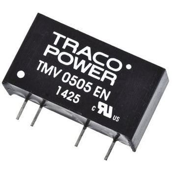 TRACOPOWER DC-DCコンバータ Vout：12V dc 10.8 → 13.2 V dc， 1W， TMV 1212EN TRACO POWER