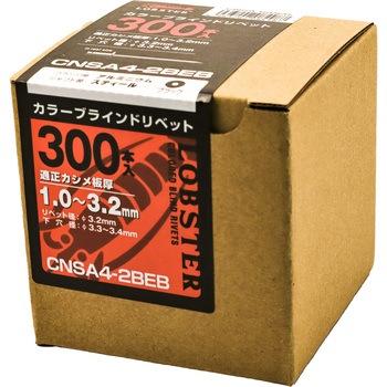 エビ カラーリベット ブラック エコBOX ロブスター(ロブテックス)