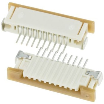 Molex FPC/FFC コネクタ， 10極， 1mm， 表面実装 - 日本モレックス(molex)