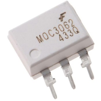 onsemi フォトカプラ， スルーホール実装 チャンネル数：1， トライアック出力， MOC3062M onsemi