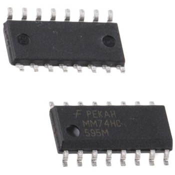 onsemi シフト レジスタ 74HCシリーズ 8ステージ シフトレジスター 単方向， 16-Pin SOIC 1 74 onsemi