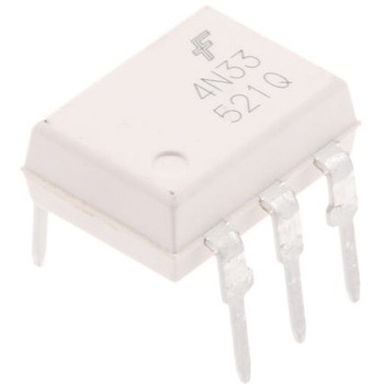 onsemi フォトカプラ， スルーホール実装 チャンネル数：1， ダーリントン出力， 4N33M onsemi