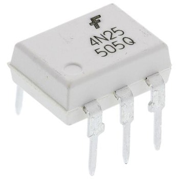 onsemi フォトカプラ， スルーホール実装 チャンネル数：1， トランジスタ出力， 4N25M onsemi