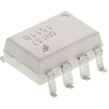onsemi フォトカプラ， 表面実装 チャンネル数：1， ロジックゲート出力， 6N137SM onsemi
