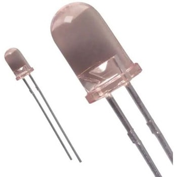 onsemi 890nm 赤外線発光ダイオード， 5 mm 砲弾型 (T-1 3/4) (6.1 Dia. x 8.77mm) onsemi