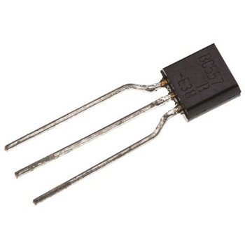 onsemi トランジスタ， PNP， スルーホール， -100 mA， BC557BTA onsemi