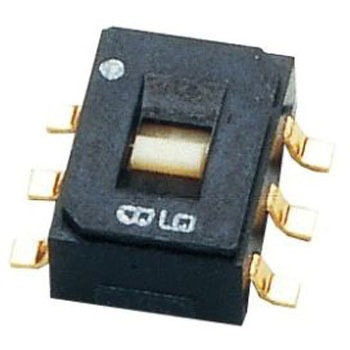 NIDEC COPAL ELECTRONICS GMBH スライドスイッチ 2PDT 100 mA ニデックコンポーネンツ(旧：日本電産コパル電子)