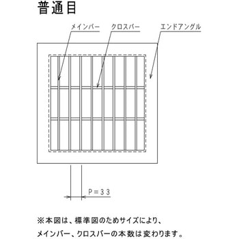 4L-32-30 普通目ますぶた(車両対応型) イズミ 溶融亜鉛メッキ