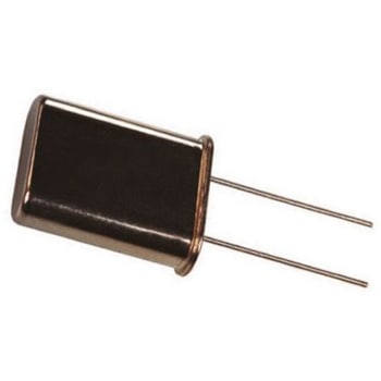 IQD 水晶振動子， 5MHz， スルーホール， 2-pin， HC-49 IQD