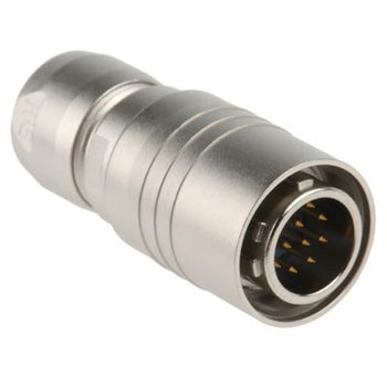 ヒロセ電機 丸型コネクタ， 12極， ミニチュア， ケーブルマウント， HR10-10P-12P (73) HIROSE(ヒロセ電機)