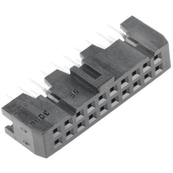 ヒロセ電機 基板接続用ソケット 20 極 2.54mm 2 列 スルーホール実装 HIROSE(ヒロセ電機)