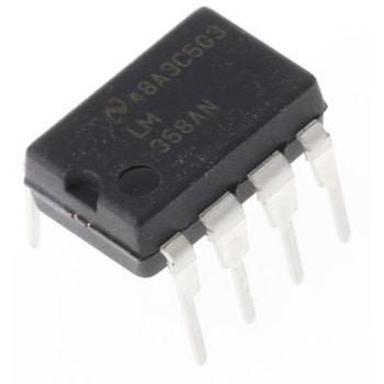 Texas Instruments オペアンプ， スルーホール， 2回路， ±2電源， 単一電源， LM358AN/NOPB Texas Instruments