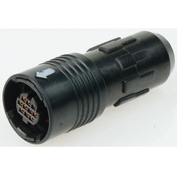 ヒロセ電機 丸型コネクタ， 12極， ミニチュア， ケーブルマウント， HR30-8P-12PC(71) HIROSE(ヒロセ電機)
