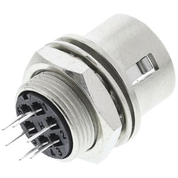 ヒロセ電機 丸型コネクタ， 6極， ミニチュア， パネルマウント， HR10A-7R-6PB(73) - HIROSE(ヒロセ電機)