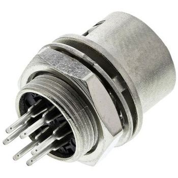 ヒロセ電機 丸型コネクタ， 6極， ミニチュア， パネルマウント， HR10A-7R-6SB(73) HIROSE(ヒロセ電機)
