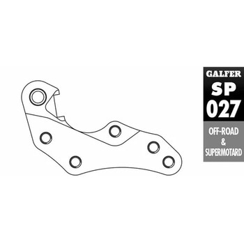 Galfer / ガルファー ブレーキキャリパーアダプター | SP027 GALFER(ガルファー)