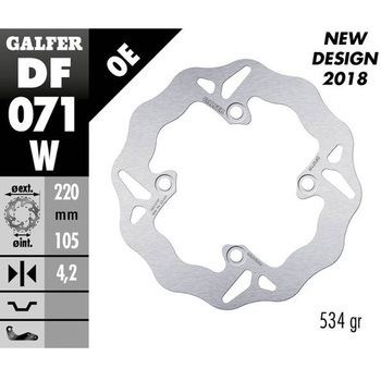 Galfer / ガルファー ブレーキディスク Fixed Wave | DF071W GALFER(ガルファー)