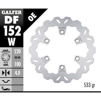 Galfer / ガルファー ブレーキディスク Fixed Wave | DF152W GALFER(ガルファー)