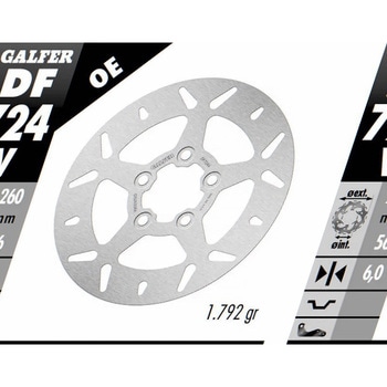 Galfer / ガルファー ブレーキディスク Fixed Round | DF724V GALFER(ガルファー)