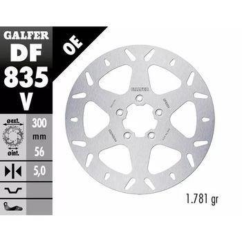 Galfer / ガルファー ブレーキディスク Fixed Round | DF835V GALFER(ガルファー)