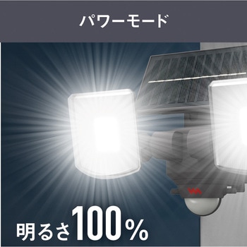 3.5W×2灯 マルチアーム式LEDソーラーセンサーライト ムサシ