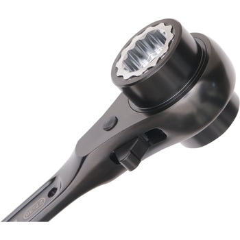 RW-4SSBC 4サイズラチェットレンチ 24/32×27/36mm ブラック MUST TOOL