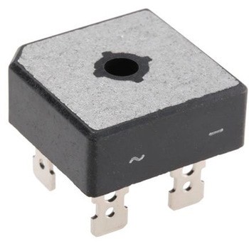 onsemi 整流用 ブリッジダイオード 単相 12A， 400V， 29 x 29 x 11.23mm， GBPC1204 onsemi